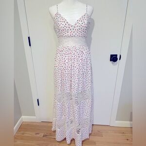 COPY - NWT GUESS lace inset maxi dress.